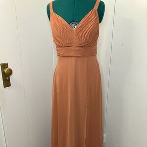 Birdy Grey Orange Formal Bridesmaid Dress Wedding Terracotta w/ Pockets